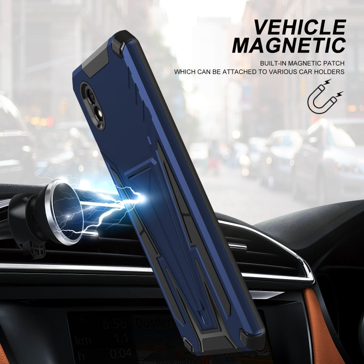For Samsung Galaxy A01 Core / M01 Core Super V Armor PC + TPU Shockproof Case with Invisible Holder
