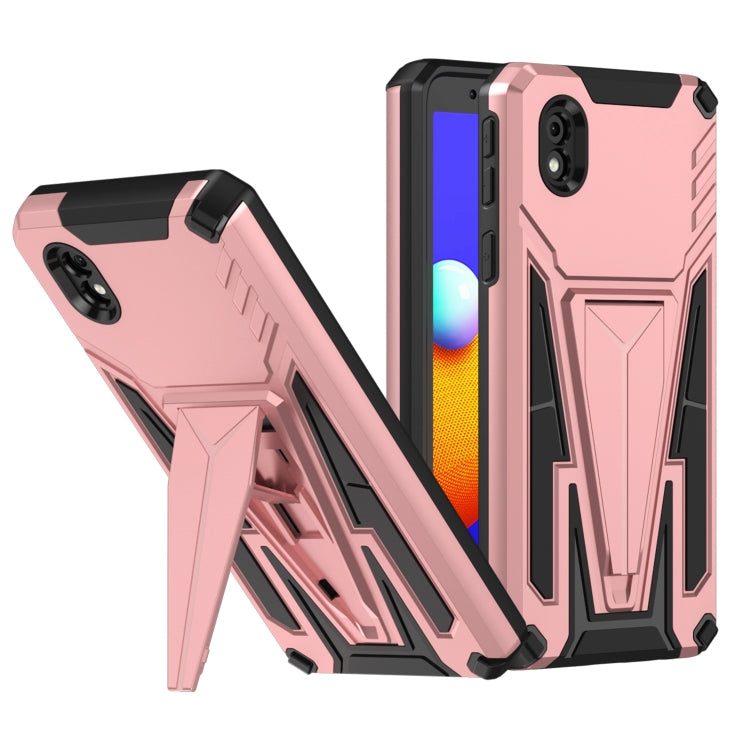 For Samsung Galaxy A01 Core / M01 Core Super V Armor PC + TPU Shockproof Case with Invisible Holder