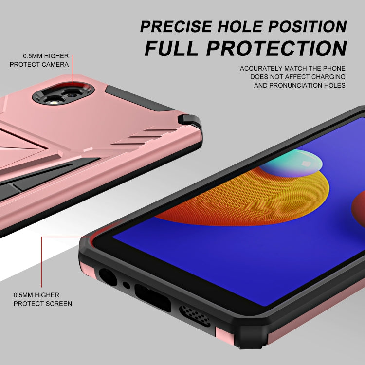 For Samsung Galaxy A01 Core / M01 Core Super V Armor PC + TPU Shockproof Case with Invisible Holder