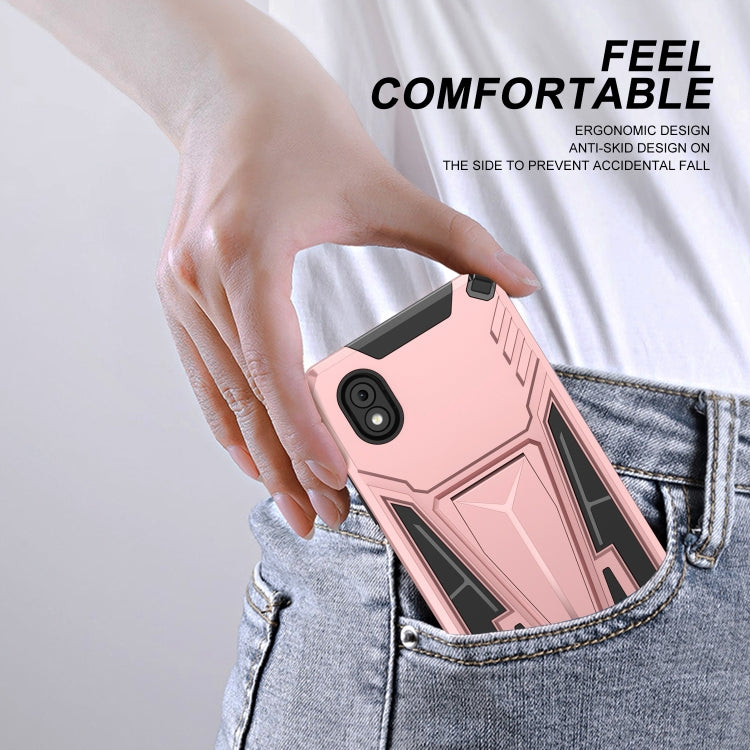 For Samsung Galaxy A01 Core / M01 Core Super V Armor PC + TPU Shockproof Case with Invisible Holder