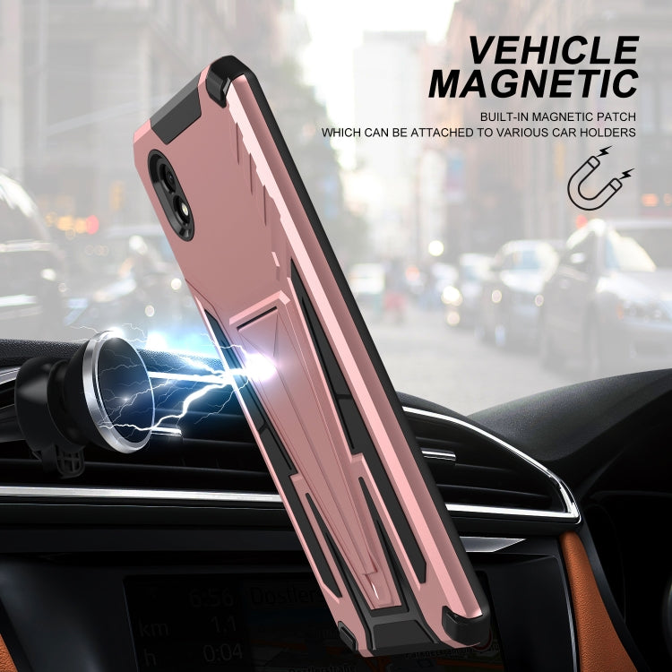 For Samsung Galaxy A01 Core / M01 Core Super V Armor PC + TPU Shockproof Case with Invisible Holder