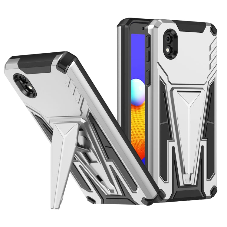 For Samsung Galaxy A01 Core / M01 Core Super V Armor PC + TPU Shockproof Case with Invisible Holder