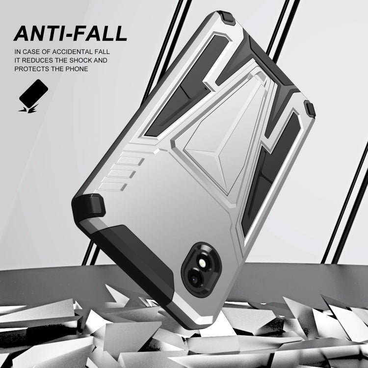 For Samsung Galaxy A01 Core / M01 Core Super V Armor PC + TPU Shockproof Case with Invisible Holder