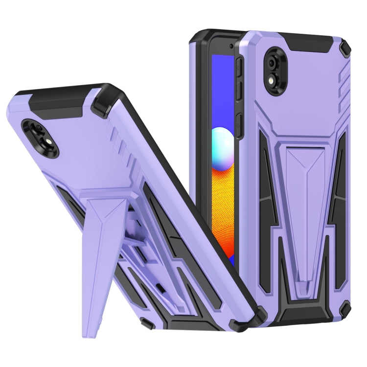 For Samsung Galaxy A01 Core / M01 Core Super V Armor PC + TPU Shockproof Case with Invisible Holder