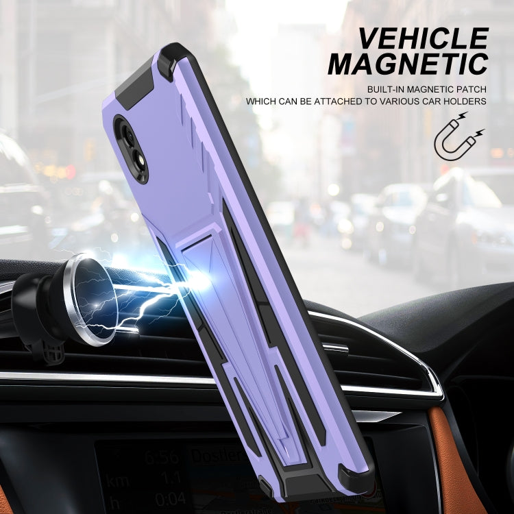 For Samsung Galaxy A01 Core / M01 Core Super V Armor PC + TPU Shockproof Case with Invisible Holder