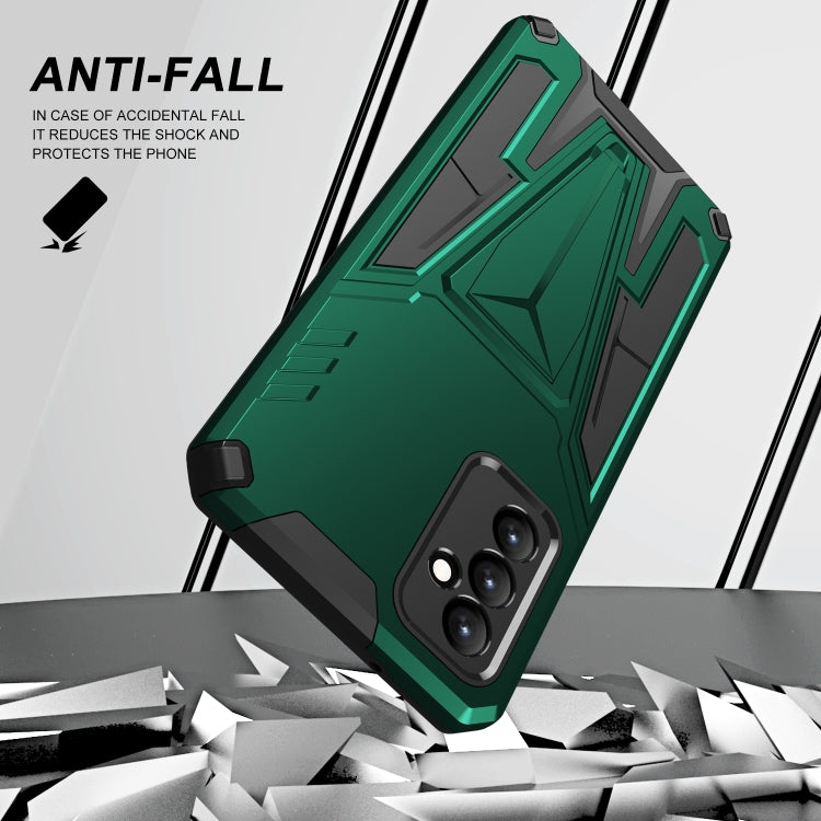 For Samsung Galaxy A82 Super V Armor PC + TPU Shockproof Case with Invisible Holder