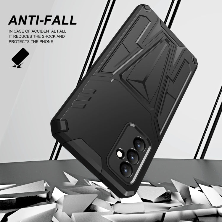 For Samsung Galaxy A82 Super V Armor PC + TPU Shockproof Case with Invisible Holder