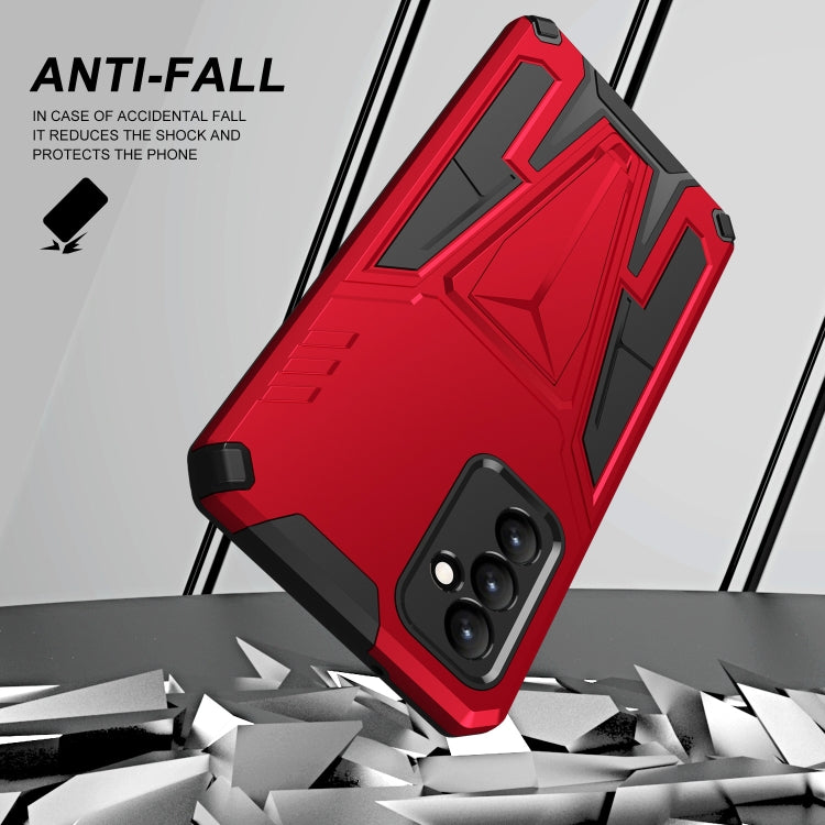 For Samsung Galaxy A82 Super V Armor PC + TPU Shockproof Case with Invisible Holder