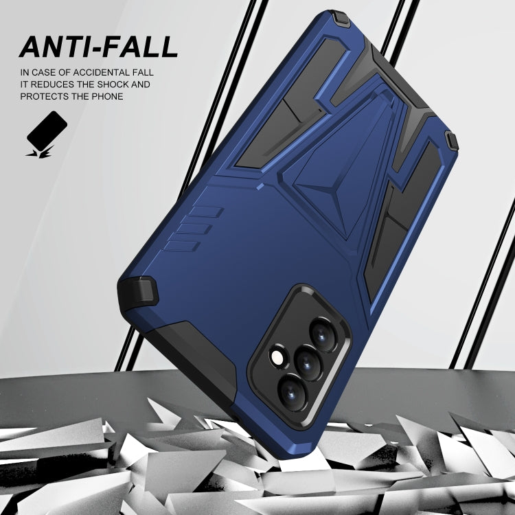 For Samsung Galaxy A82 Super V Armor PC + TPU Shockproof Case with Invisible Holder