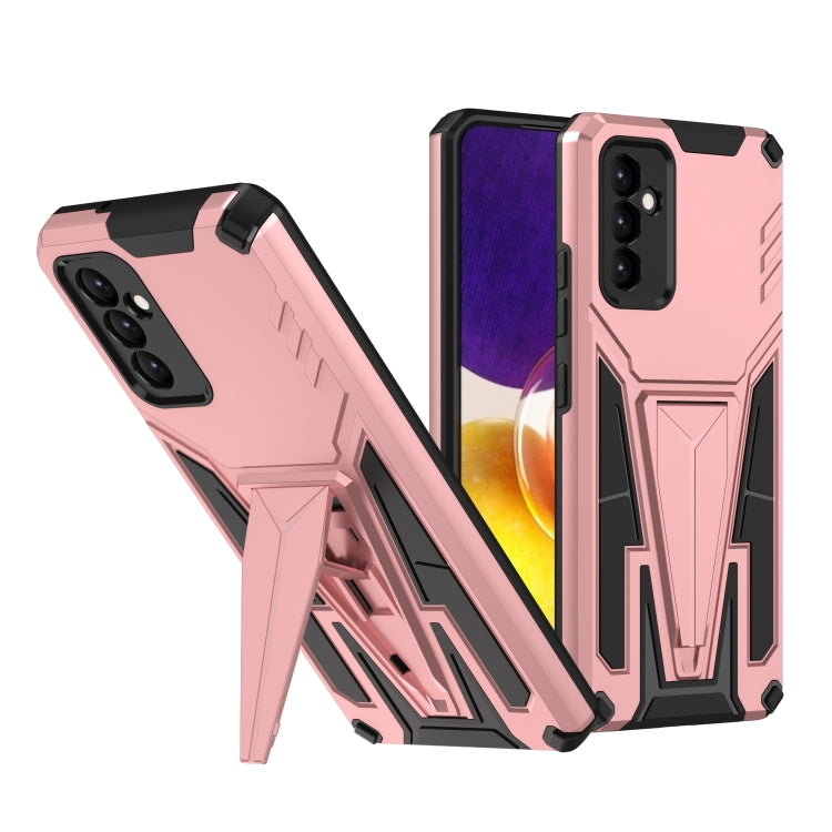 For Samsung Galaxy A82 Super V Armor PC + TPU Shockproof Case with Invisible Holder