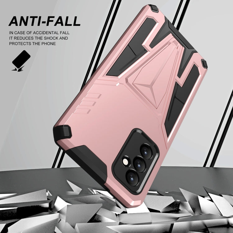 For Samsung Galaxy A82 Super V Armor PC + TPU Shockproof Case with Invisible Holder