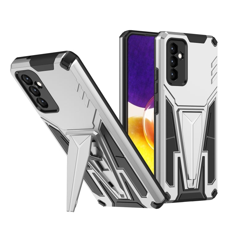 For Samsung Galaxy A82 Super V Armor PC + TPU Shockproof Case with Invisible Holder