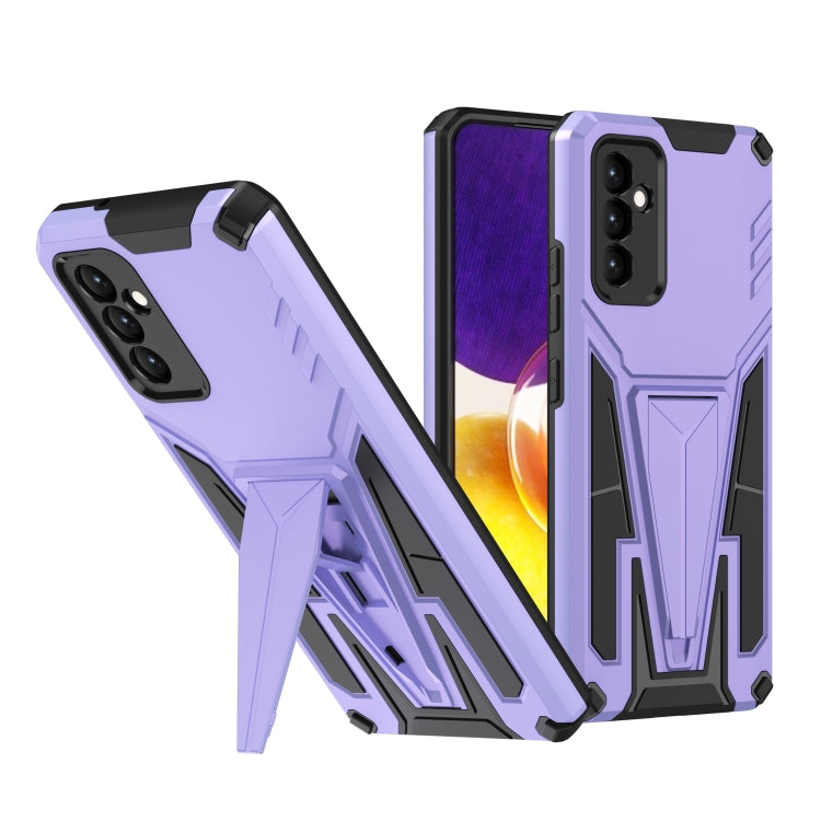 For Samsung Galaxy A82 Super V Armor PC + TPU Shockproof Case with Invisible Holder