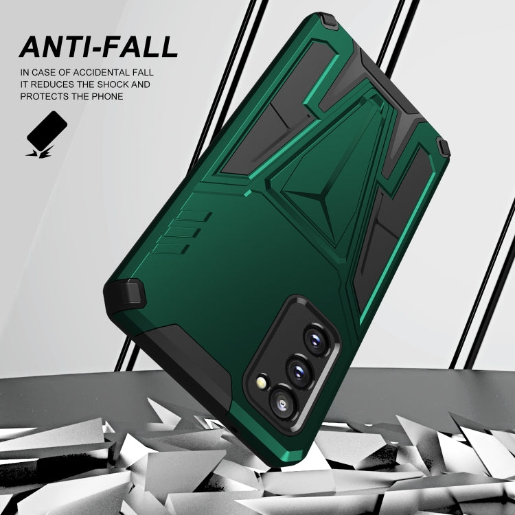 For Samsung Galaxy S20 Super V Armor PC + TPU Shockproof Case with Invisible Holder