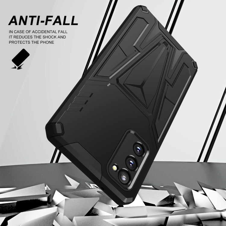 For Samsung Galaxy S20 Super V Armor PC + TPU Shockproof Case with Invisible Holder
