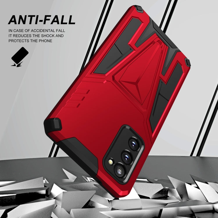 For Samsung Galaxy S20 Super V Armor PC + TPU Shockproof Case with Invisible Holder