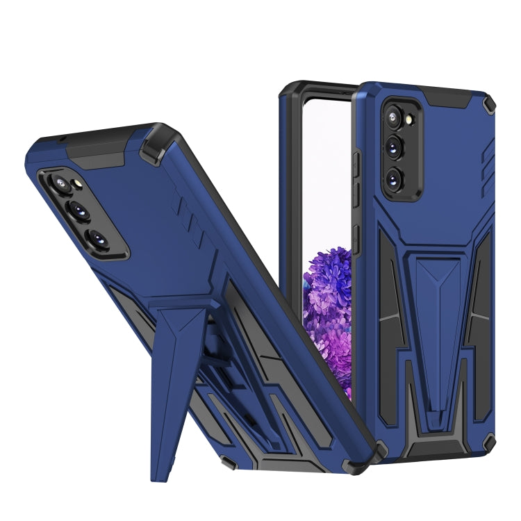 For Samsung Galaxy S20 Super V Armor PC + TPU Shockproof Case with Invisible Holder