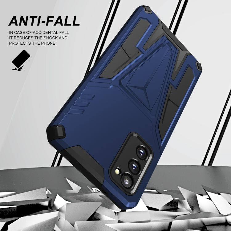 For Samsung Galaxy S20 Super V Armor PC + TPU Shockproof Case with Invisible Holder