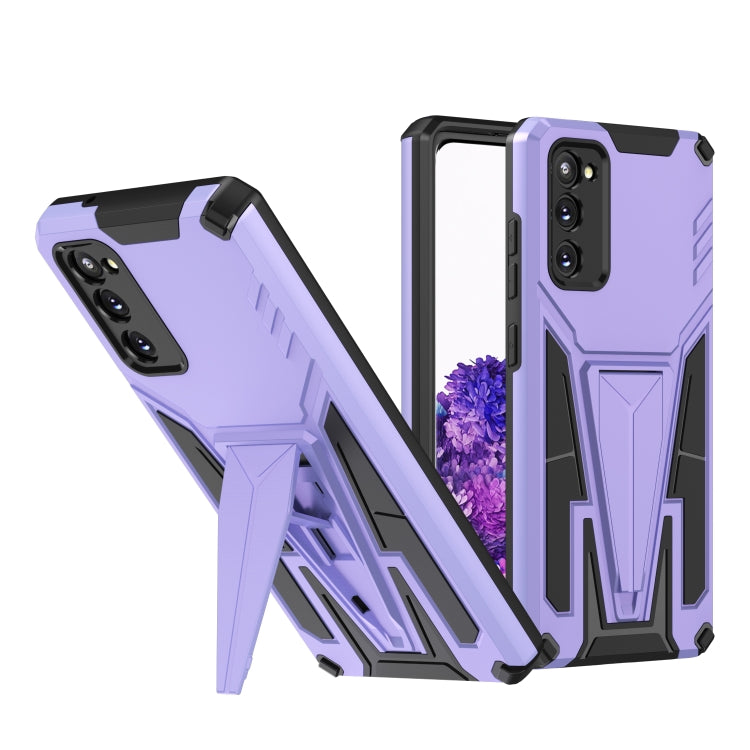 For Samsung Galaxy S20 Super V Armor PC + TPU Shockproof Case with Invisible Holder