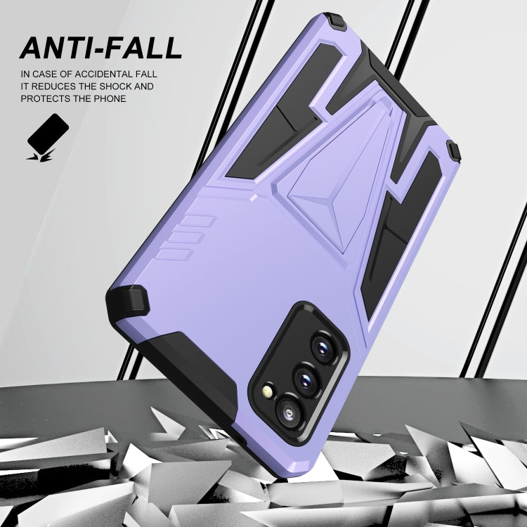 For Samsung Galaxy S20 Super V Armor PC + TPU Shockproof Case with Invisible Holder