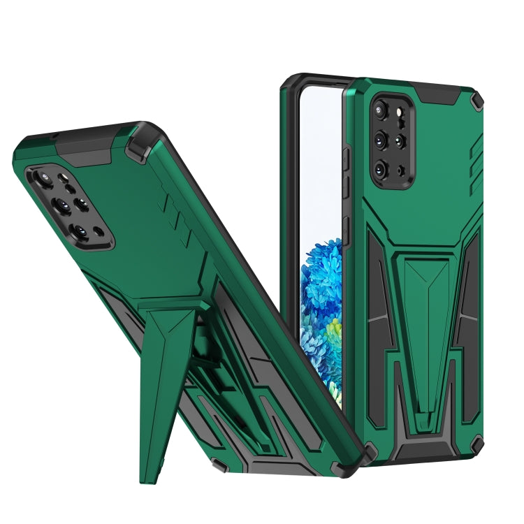 For Samsung Galaxy S20+ Super V Armor PC + TPU Shockproof Case with Invisible Holder