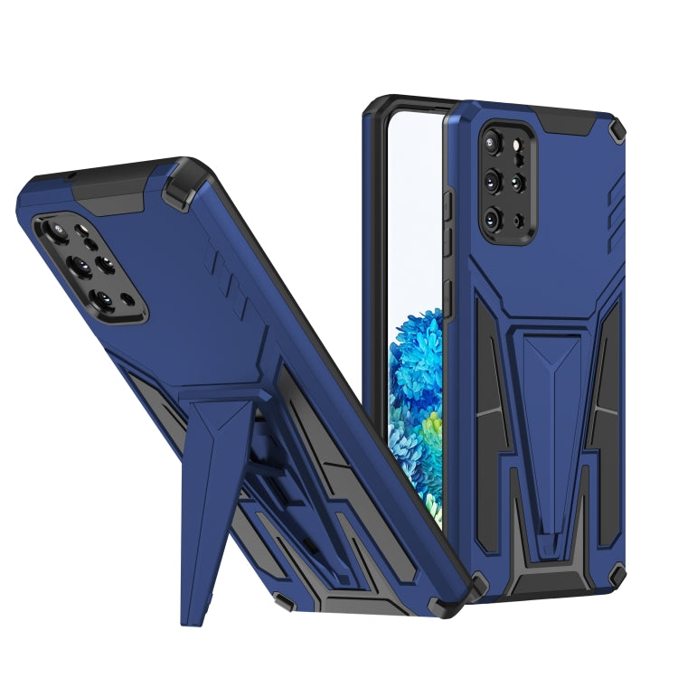 For Samsung Galaxy S20+ Super V Armor PC + TPU Shockproof Case with Invisible Holder