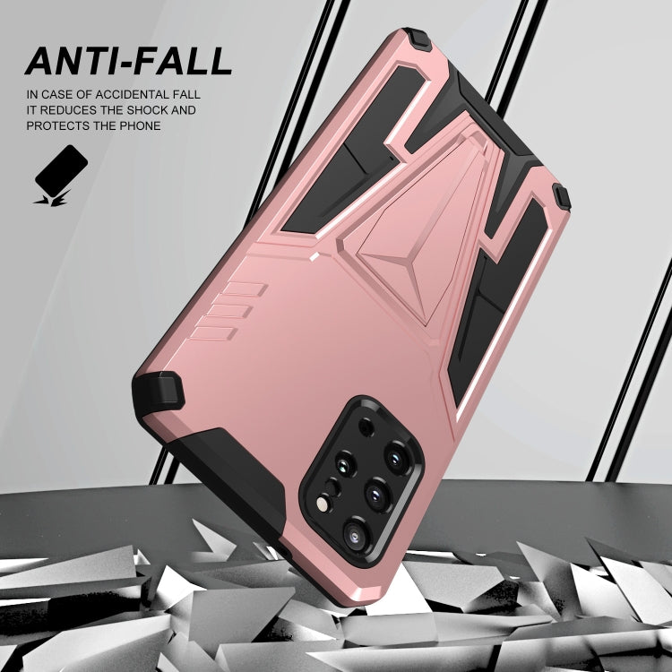 For Samsung Galaxy S20+ Super V Armor PC + TPU Shockproof Case with Invisible Holder