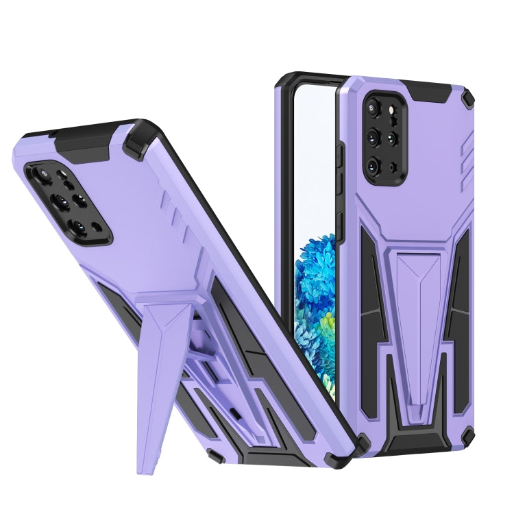 For Samsung Galaxy S20+ Super V Armor PC + TPU Shockproof Case with Invisible Holder