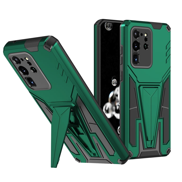 For Samsung Galaxy S20 Ultra Super V Armor PC + TPU Shockproof Case with Invisible Holder