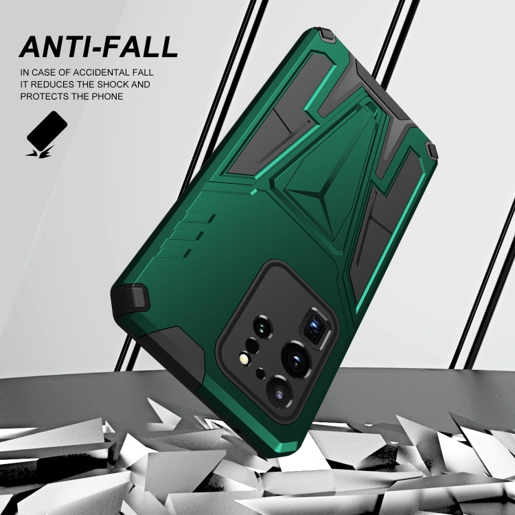 For Samsung Galaxy S20 Ultra Super V Armor PC + TPU Shockproof Case with Invisible Holder