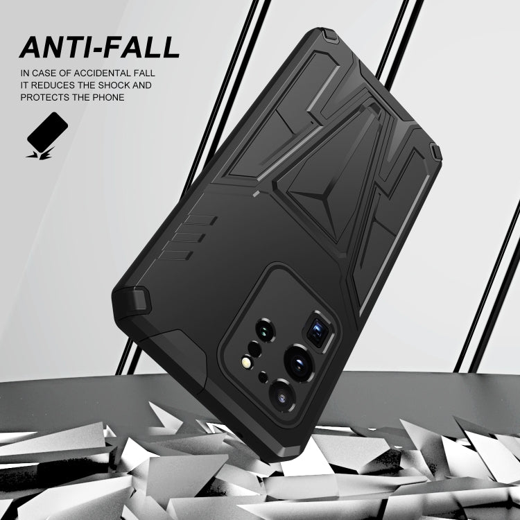 For Samsung Galaxy S20 Ultra Super V Armor PC + TPU Shockproof Case with Invisible Holder