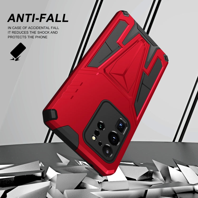 For Samsung Galaxy S20 Ultra Super V Armor PC + TPU Shockproof Case with Invisible Holder