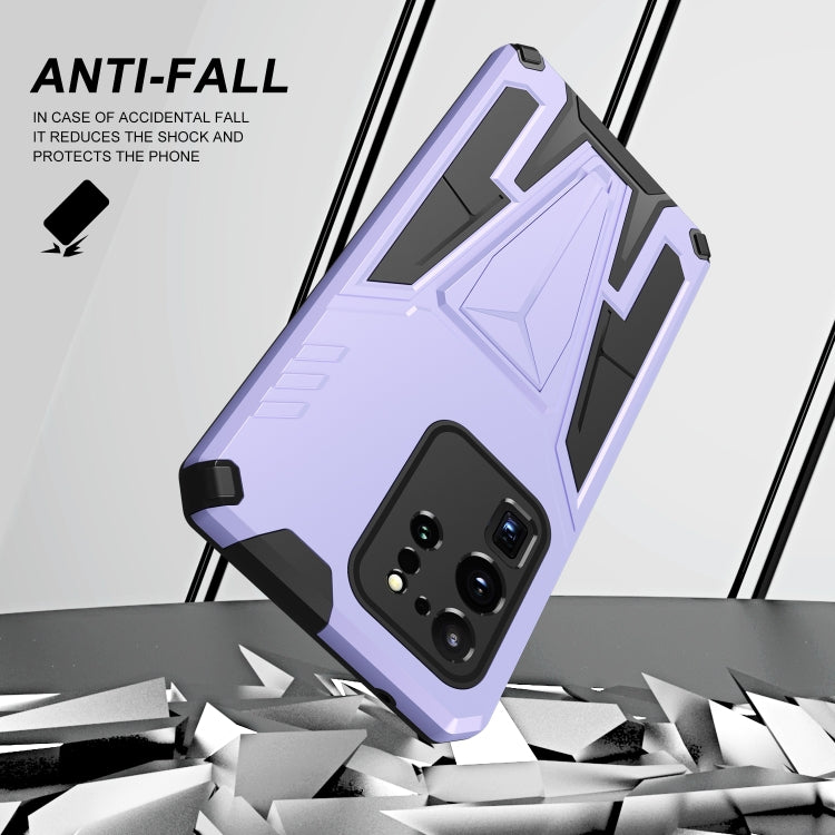 For Samsung Galaxy S20 Ultra Super V Armor PC + TPU Shockproof Case with Invisible Holder