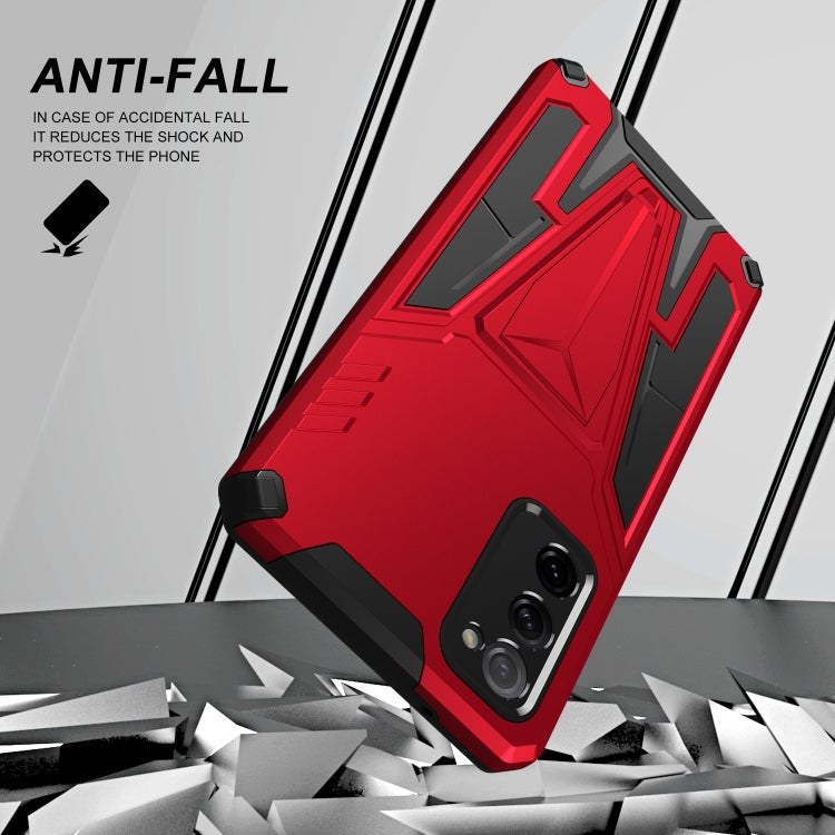 For Samsung Galaxy S20 FE Super V Armor PC + TPU Shockproof Case with Invisible Holder