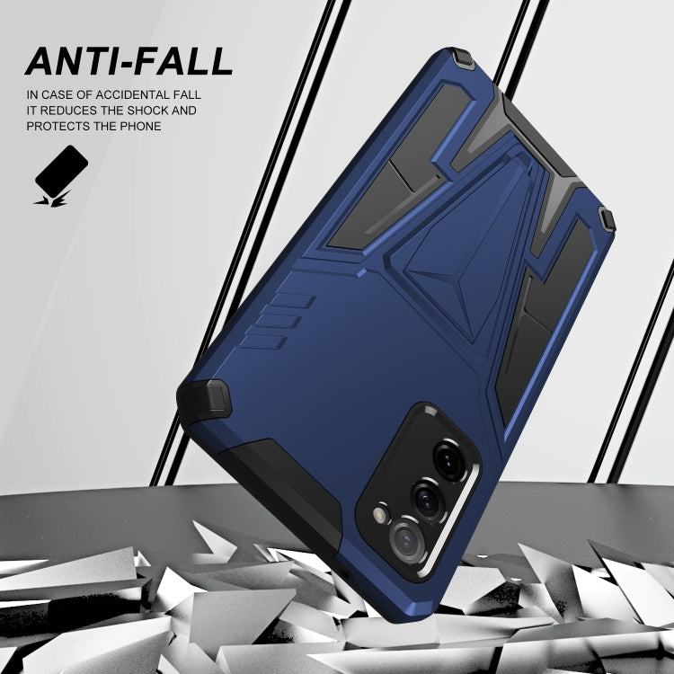 For Samsung Galaxy S20 FE Super V Armor PC + TPU Shockproof Case with Invisible Holder