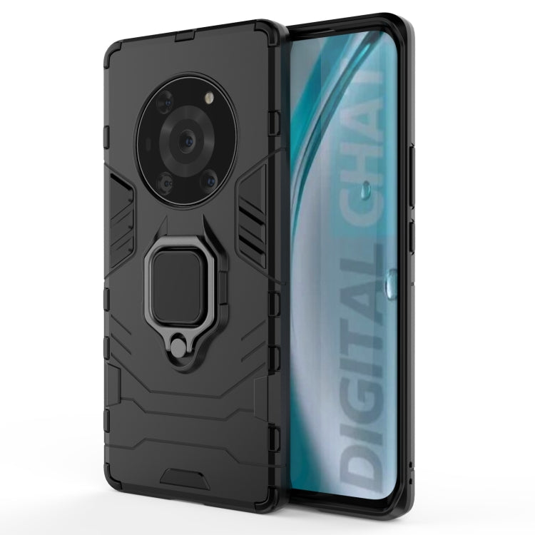 For Honor Magic3 Pro PC + TPU Shockproof Protective Case with Magnetic Ring Holder
