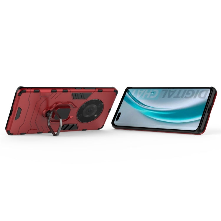 For Honor Magic3 Pro PC + TPU Shockproof Protective Case with Magnetic Ring Holder