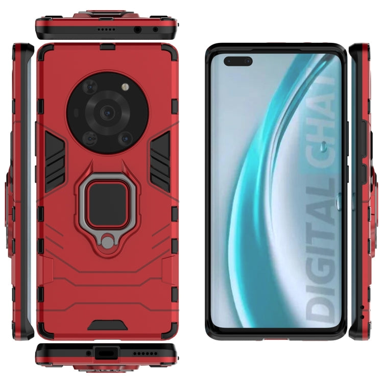 For Honor Magic3 Pro PC + TPU Shockproof Protective Case with Magnetic Ring Holder
