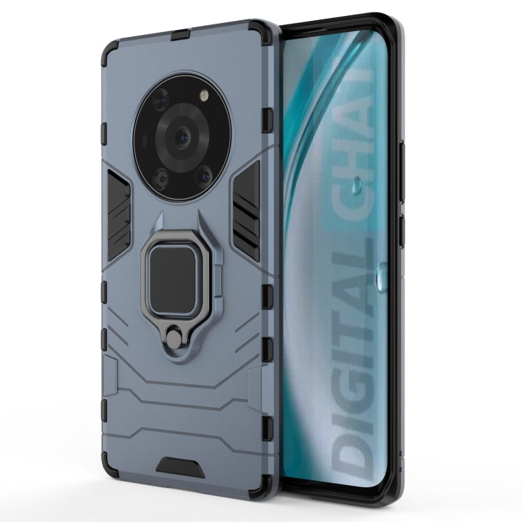 For Honor Magic3 Pro PC + TPU Shockproof Protective Case with Magnetic Ring Holder