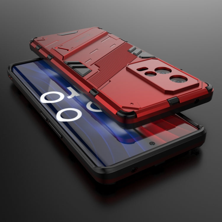 For vivo iQOO 8 Pro Punk Armor 2 in 1 PC + TPU Shockproof Case with Invisible Holder