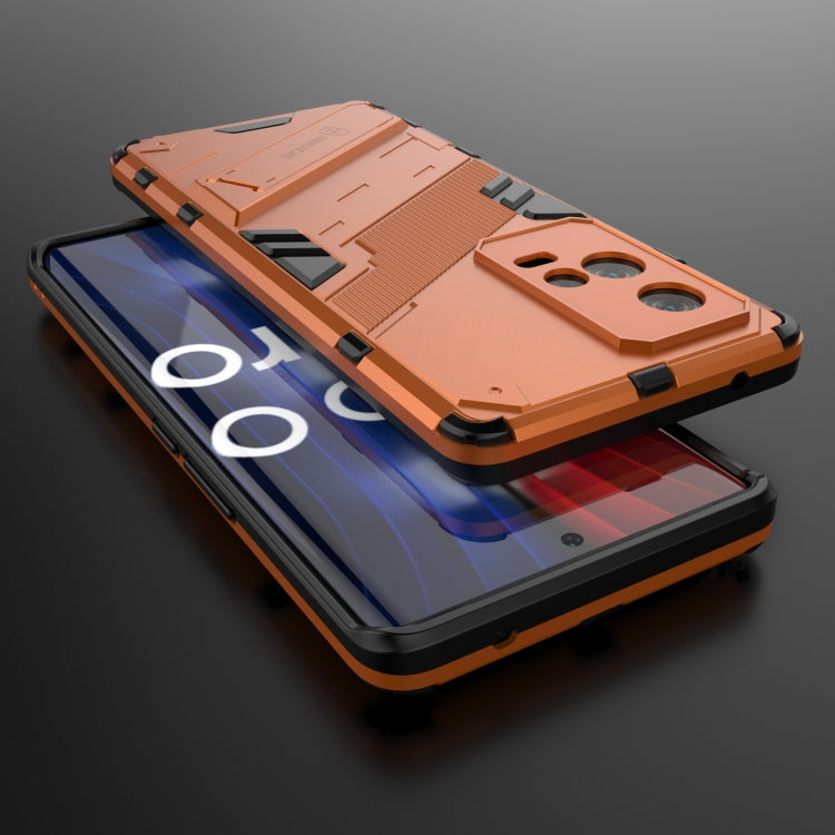 For vivo iQOO 8 Pro Punk Armor 2 in 1 PC + TPU Shockproof Case with Invisible Holder