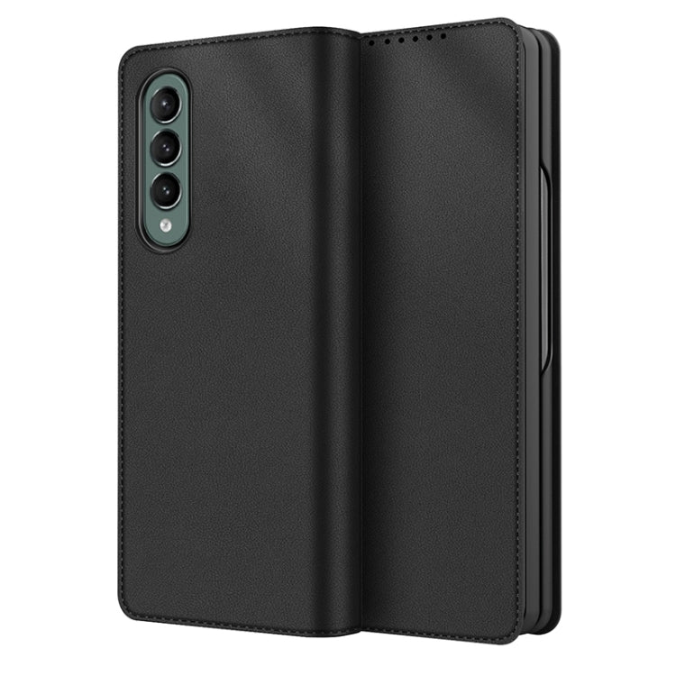 For Samsung Galaxy Z Fold3 5G Split Type Horizontal Flip Foldable Leather Case with Holder & Card Slots & Wallet