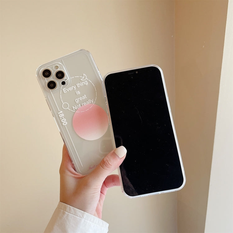 For iPhone 11 Pro Sunset Dusk TPU Accurate Hole Protective Case