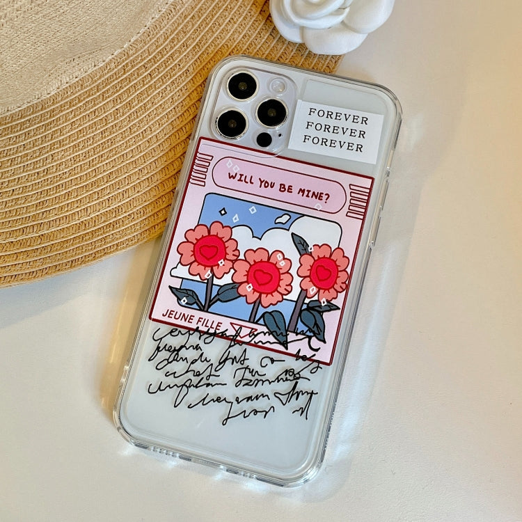 For iPhone 11 Summer Sunflower TPU Accurate Hole Protective Case (Transparent)