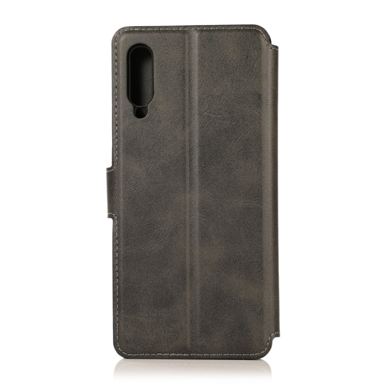 For Samsung Galaxy A70 Calf Texture Magnetic Buckle Horizontal Flip Leather Case with Holder & Card Slots & Wallet & Photo Frame