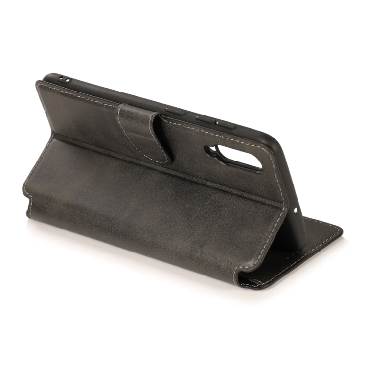 For Samsung Galaxy A70 Calf Texture Magnetic Buckle Horizontal Flip Leather Case with Holder & Card Slots & Wallet & Photo Frame
