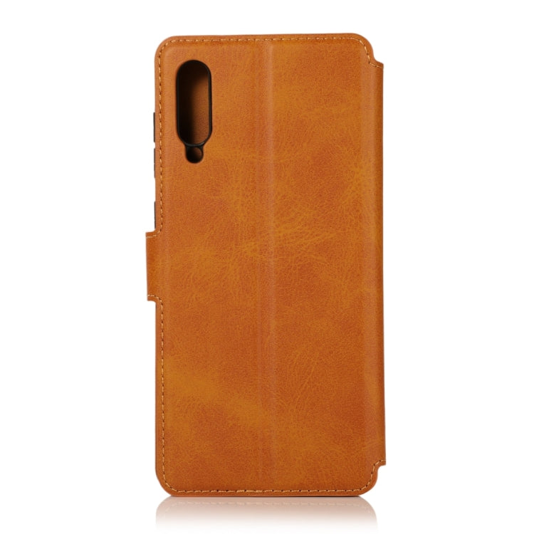 For Samsung Galaxy A70 Calf Texture Magnetic Buckle Horizontal Flip Leather Case with Holder & Card Slots & Wallet & Photo Frame