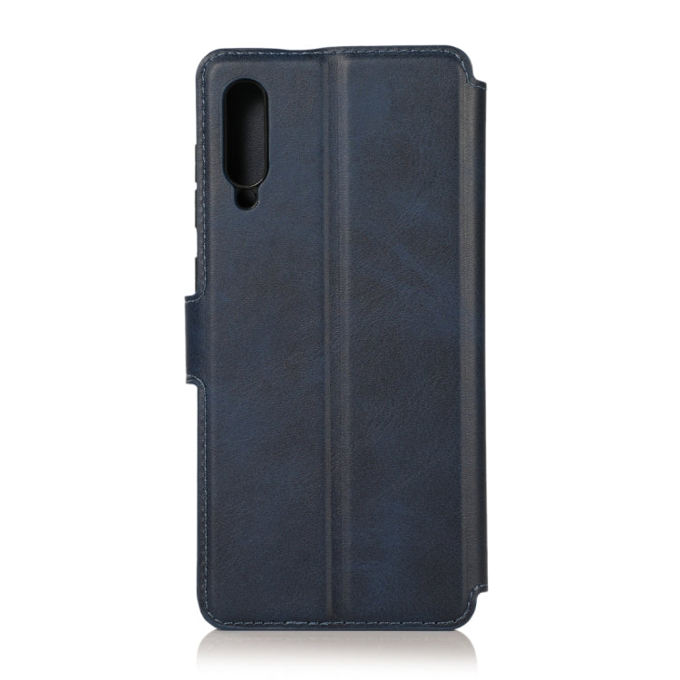 For Samsung Galaxy A70 Calf Texture Magnetic Buckle Horizontal Flip Leather Case with Holder & Card Slots & Wallet & Photo Frame