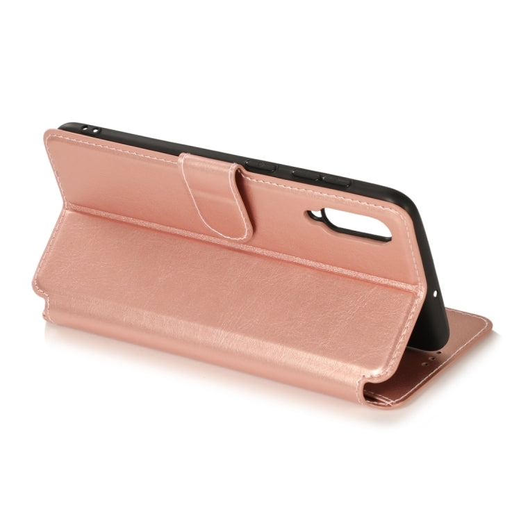 For Samsung Galaxy A70 Calf Texture Magnetic Buckle Horizontal Flip Leather Case with Holder & Card Slots & Wallet & Photo Frame