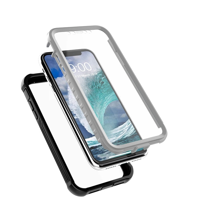 For iPhone 11 Pro Waterproof Dustproof Shockproof Transparent Acrylic Protective Case (Black)